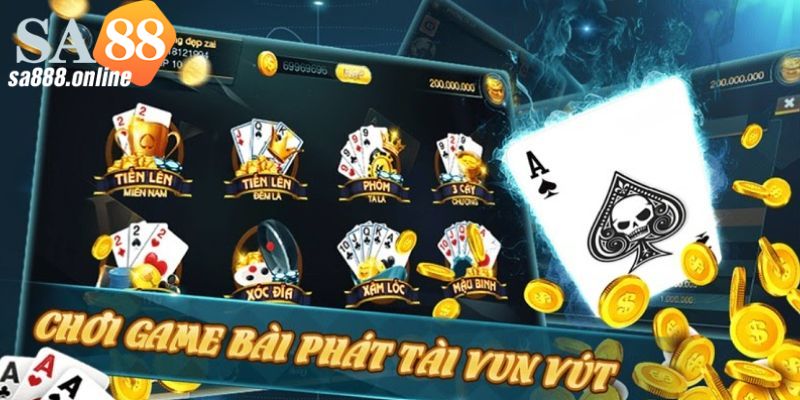 Khám phá kho game bài đổi thưởng chất lượng tại Sa88 